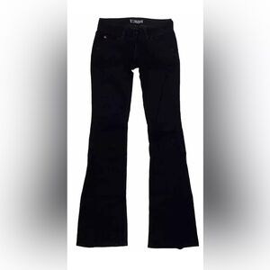 Vintage Hudson Black Low Rise Flare Jeans Women’s Size 24x34